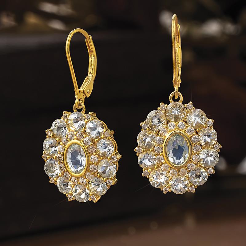 Aqua on the Rocks Earrings